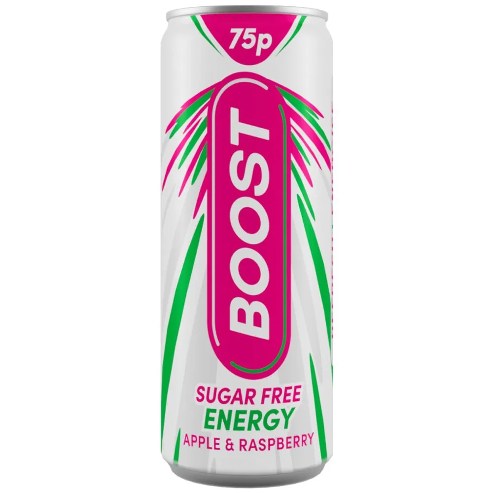 Boost Energy Apple & Raspberry Sf PM £0.75