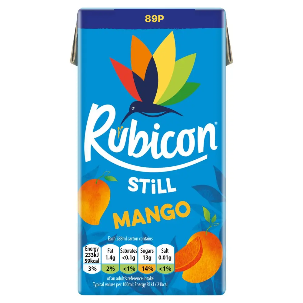 Rubicon Still Mango PM £0.89