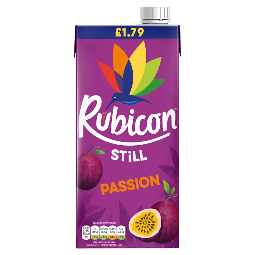 Rubicon Still Passion Fruit PM £1.79
