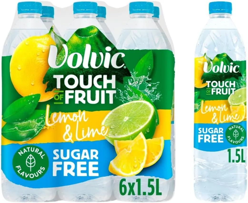 Volvic tof s/f lemon&lime