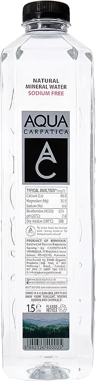 Aqua carpatica still mineral water