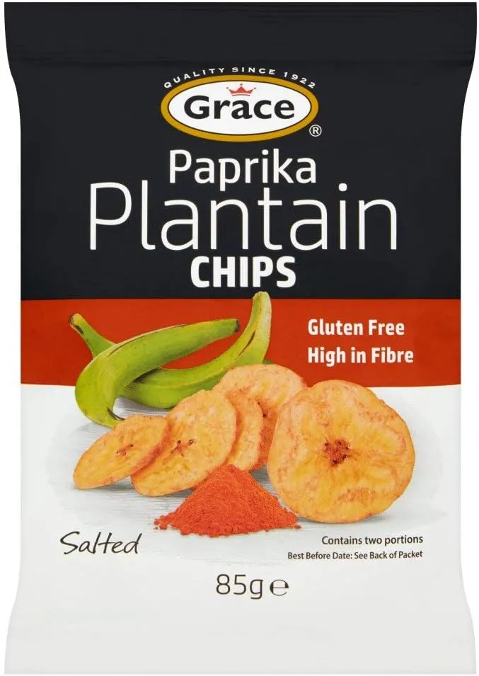 Grace plantain paprika chips