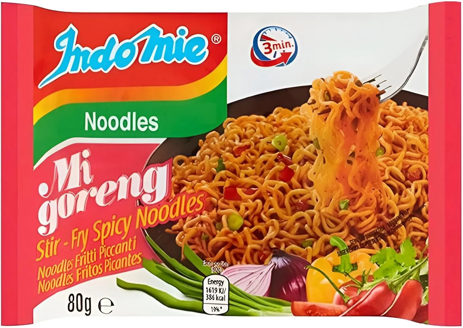 Indomie stir fry spicy noodles