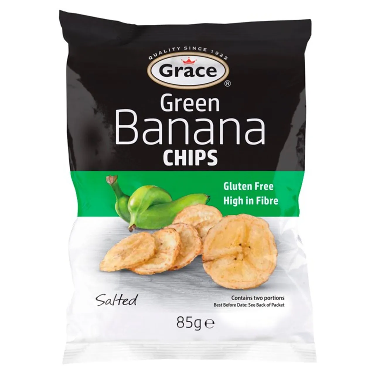 Grace green banana plantain chips