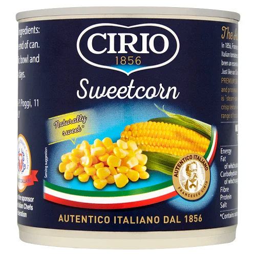 Cirio sweetcorn pmp £1.19