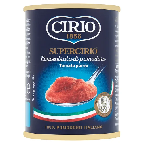 Cirio tomato puree tins