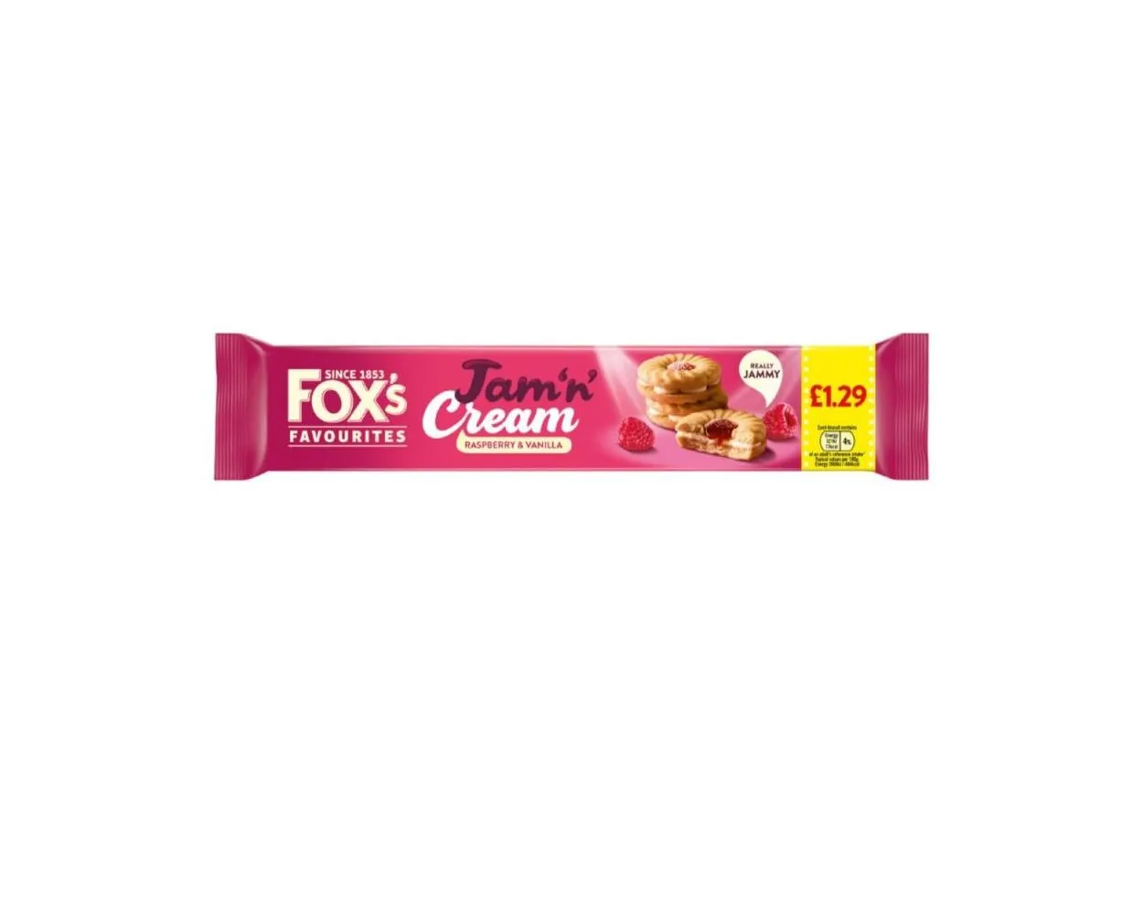 Foxs jam'n' cream pm£1.29