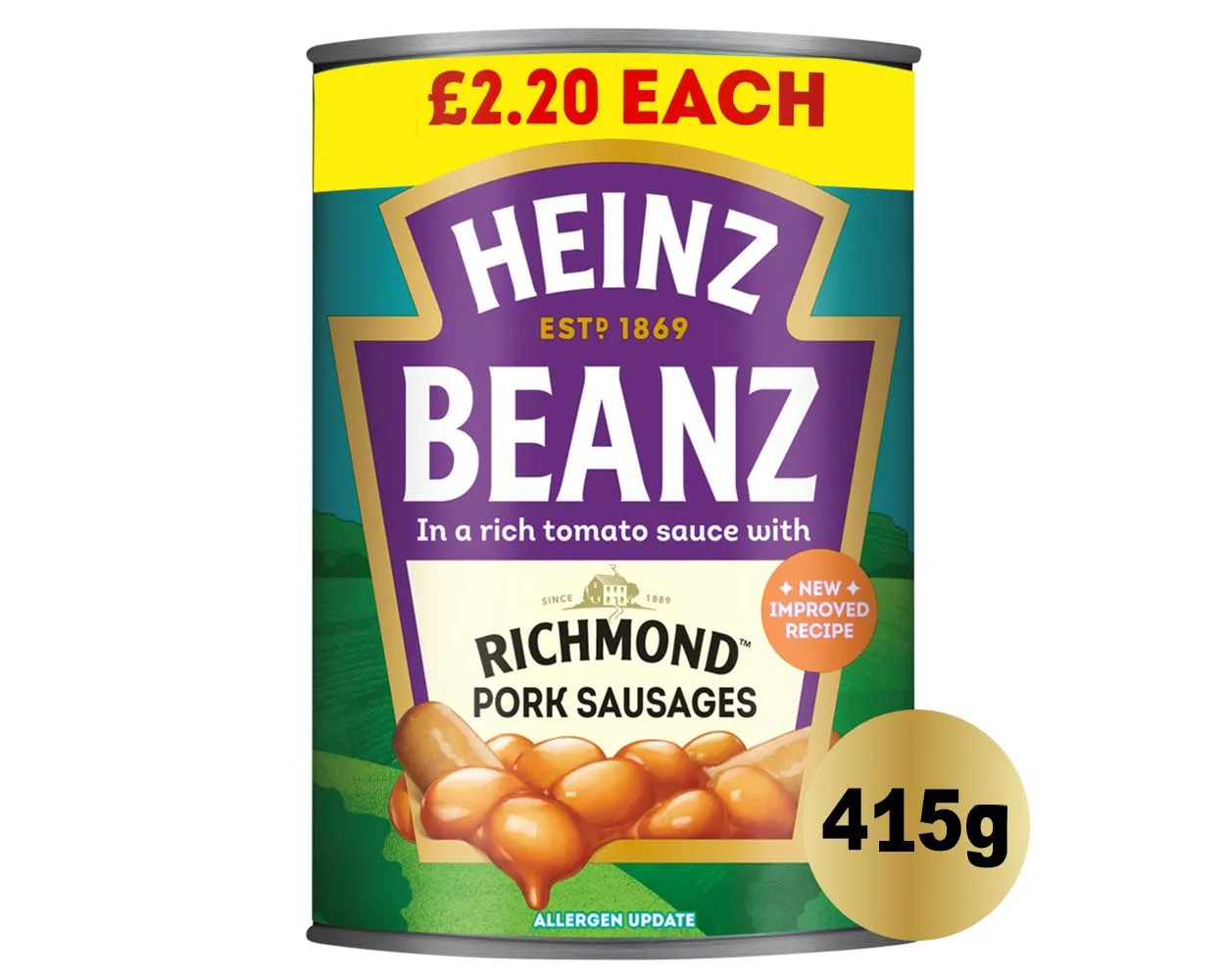***heinz beans&sausages pm£2.20