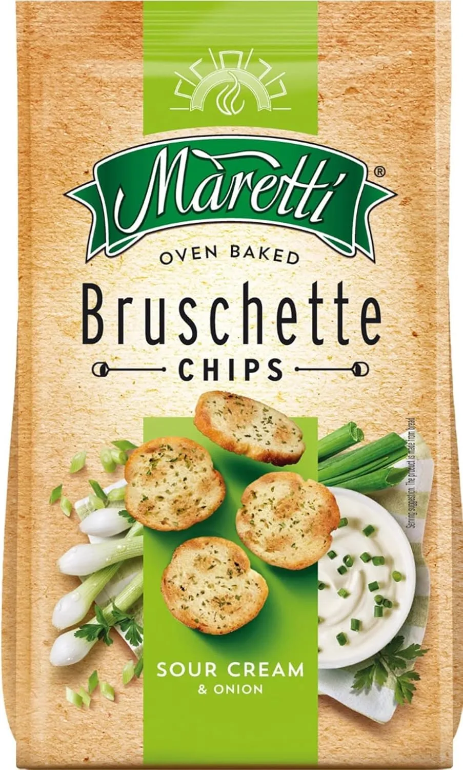[904895] Maretti Bruschette Sour Cream &onion