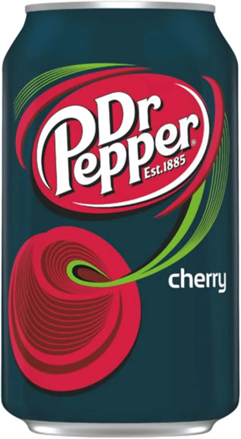 Dr pepper cherry can