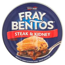 Fray bentos steak & kidney pies