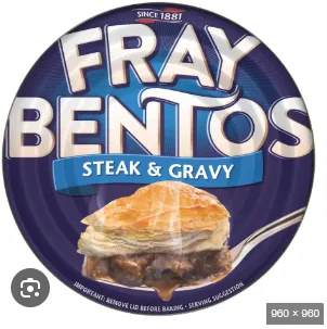 Fray bentos steak & gravy pie