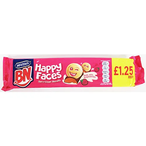 Mcvities bn happy faces pmp £1.25