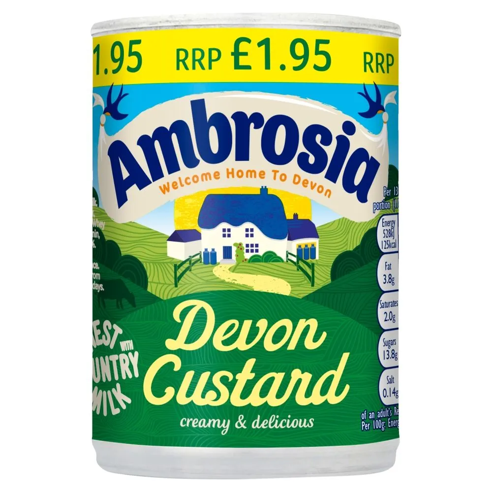 ***ambrosia custard can pm£1.95