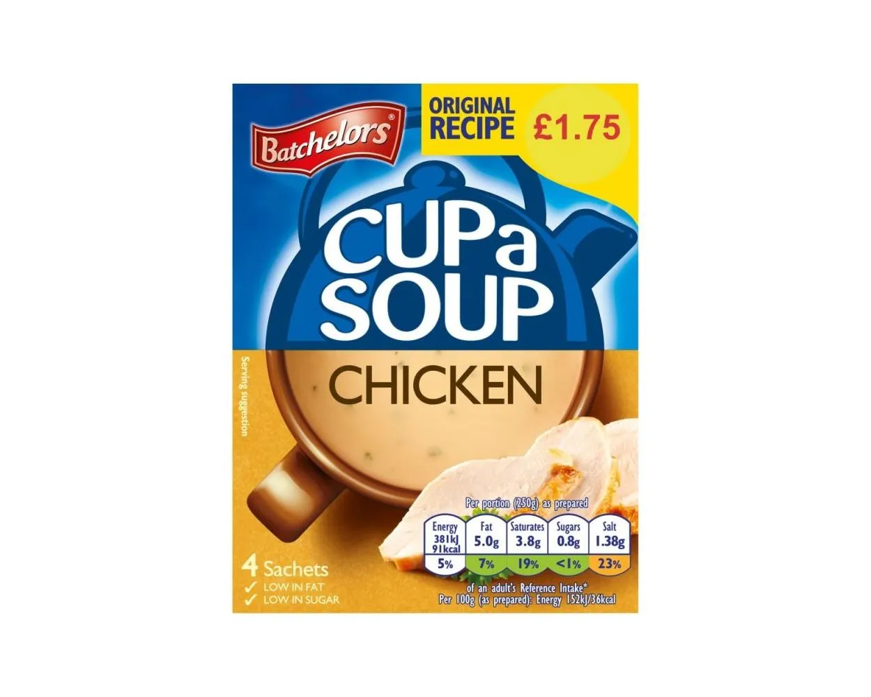 Batchelors cup a soup chicken pm£1.75