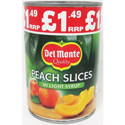 Del monte peach slices juice pmp £1.49