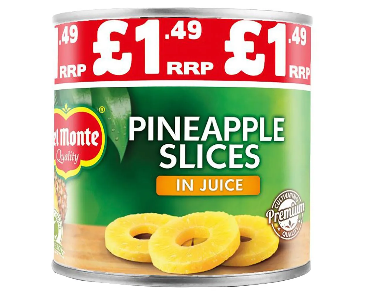 Del monte pineapple slices in juice