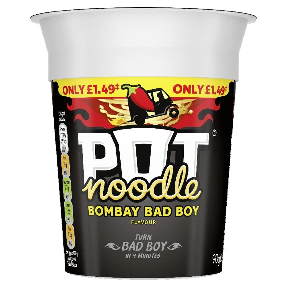Pot noodle bombay bad boy pm£1.49