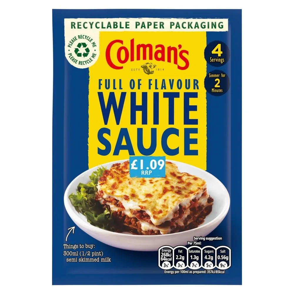 Colmans white sauce pm£1.09