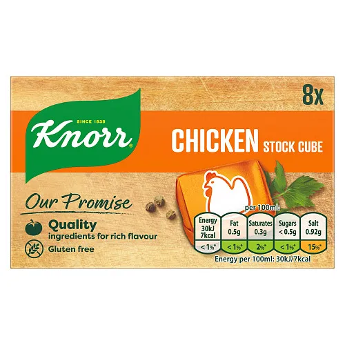 Knorr stock cubes chicken 8s