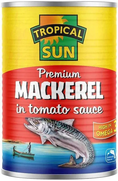 Tropical sun mackerel in tomato sauce