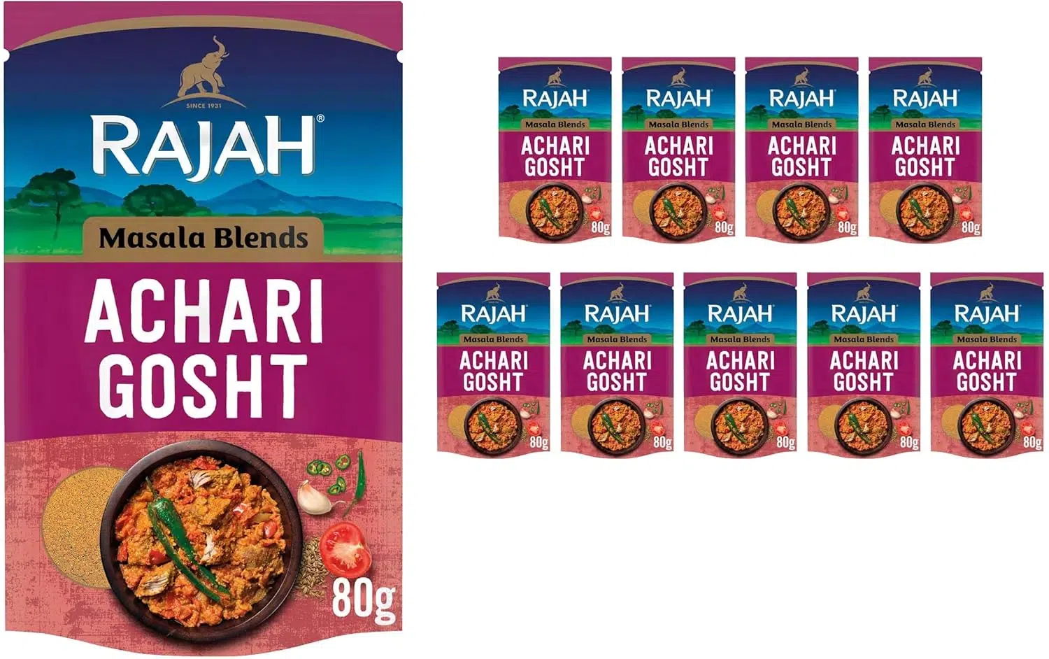 Rajah Achari Gosht Masala