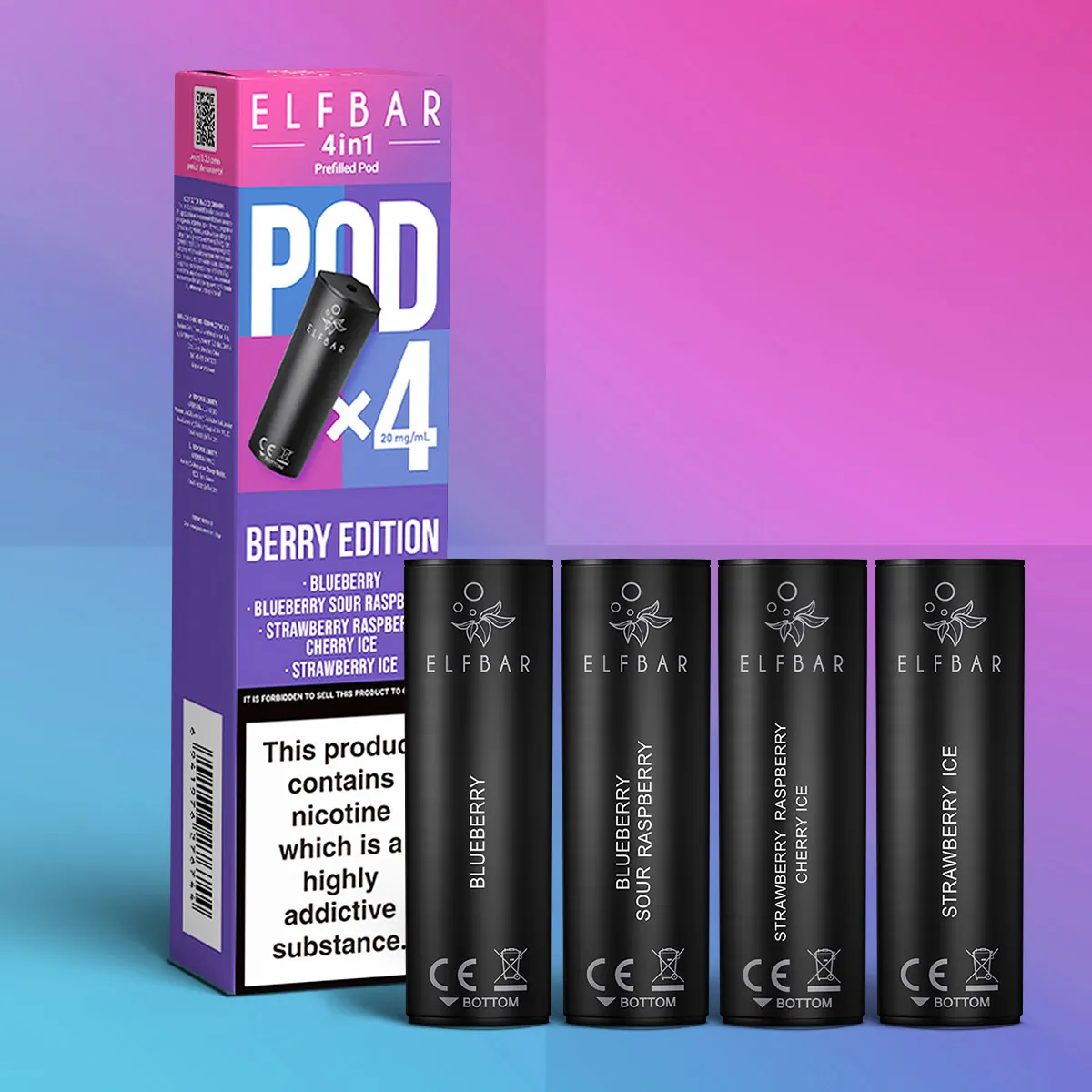 Elfbar 4 in 1 berry edition kit