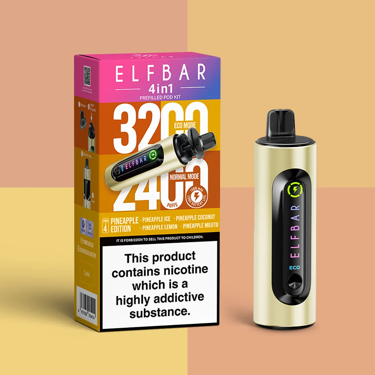 Elfbar 4 In 1 Pineapple Edition Kit