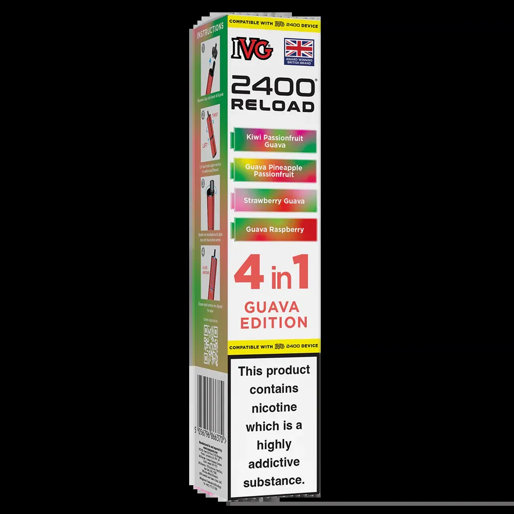 Ivg 2400 Guava Edition Kit