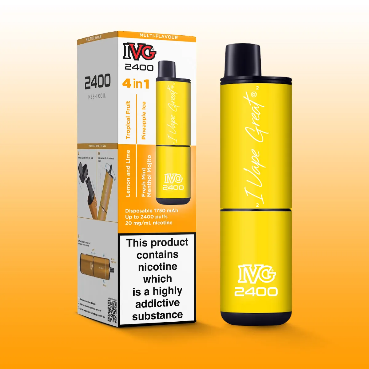 Ivg 2400 yellow edition kit