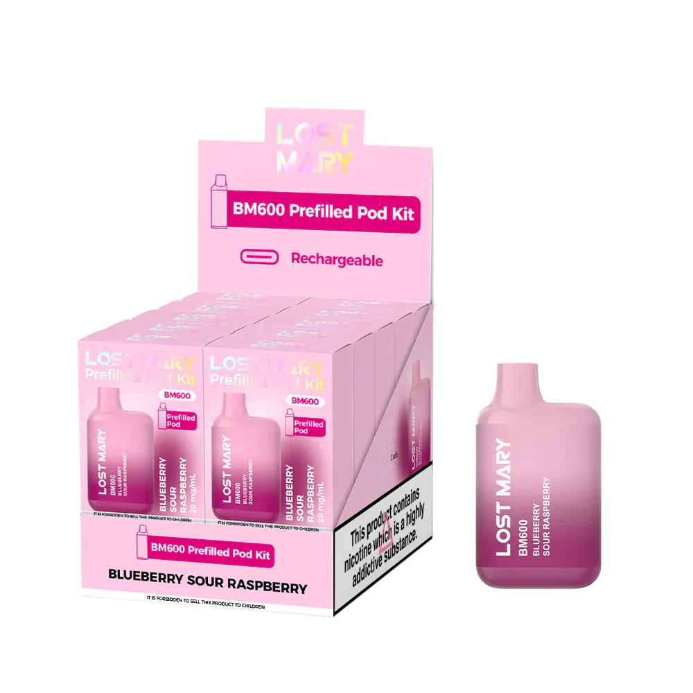 Lost Mary bm600 Blueberry Sour Raspberry Kit