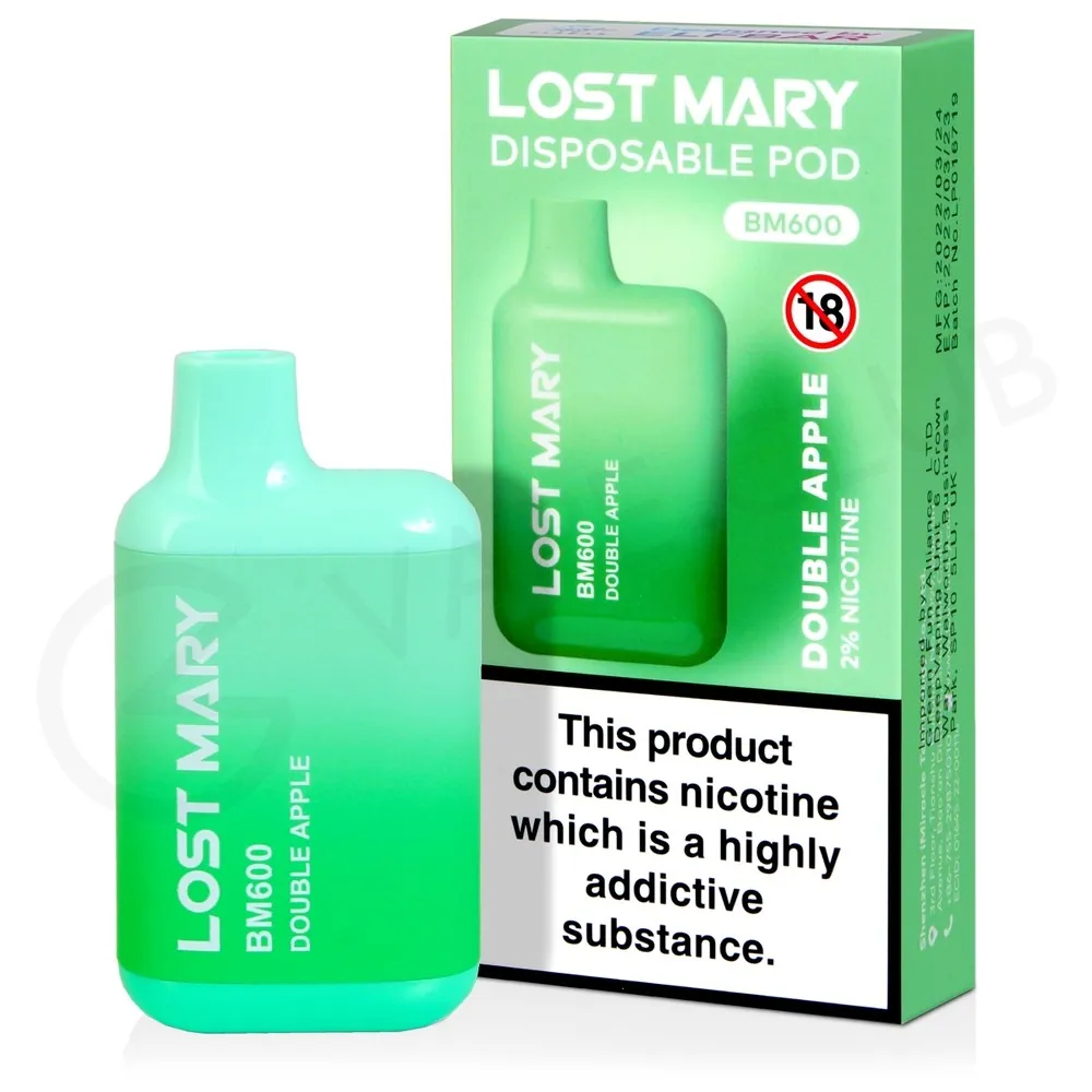 Lost mary bm600 double apple pod