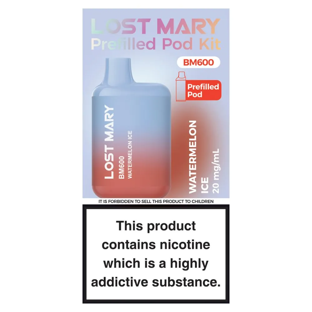 Lost Mary bm600 Watermelon Ice Pod