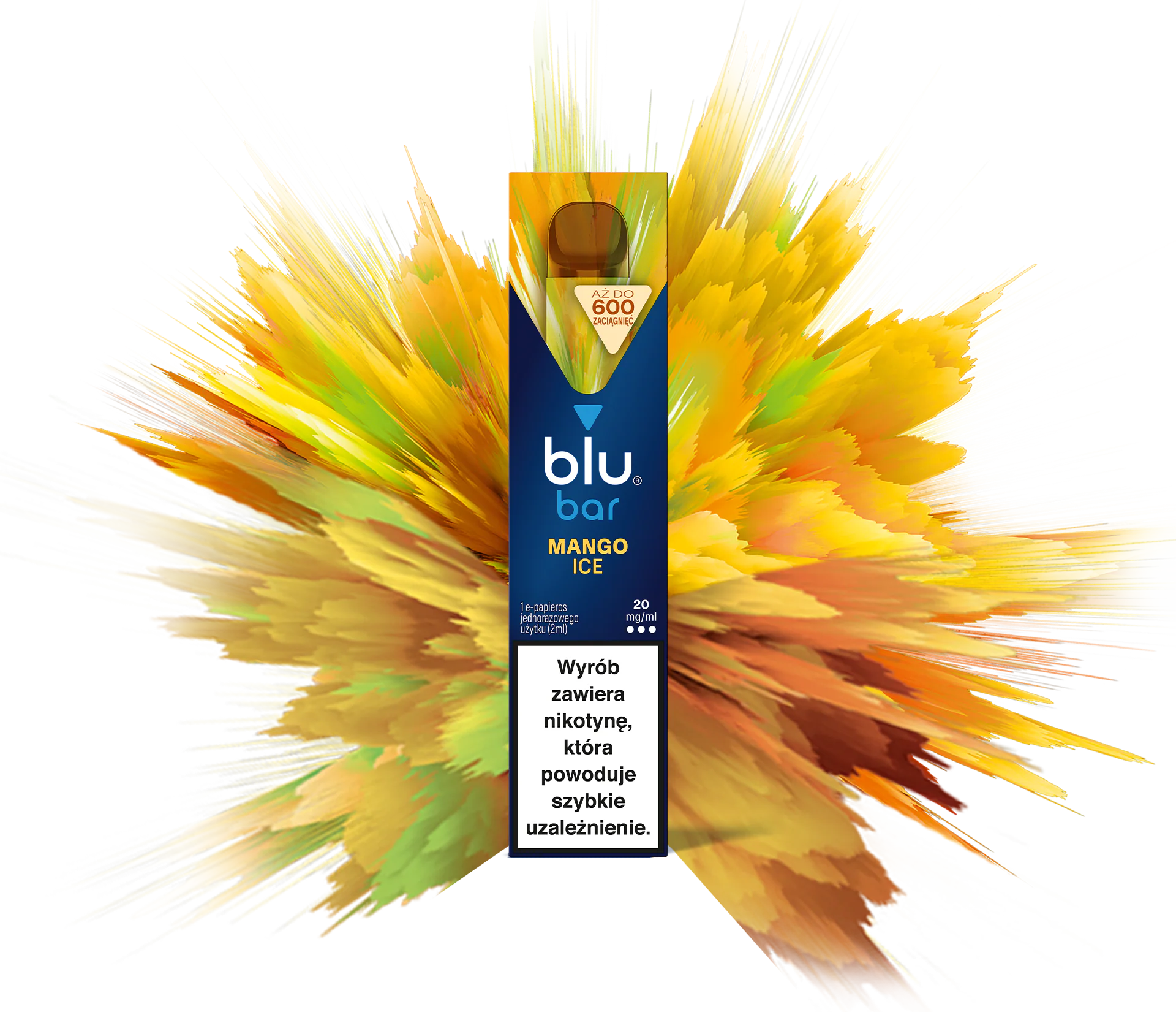 Blu bar mango ice disposable