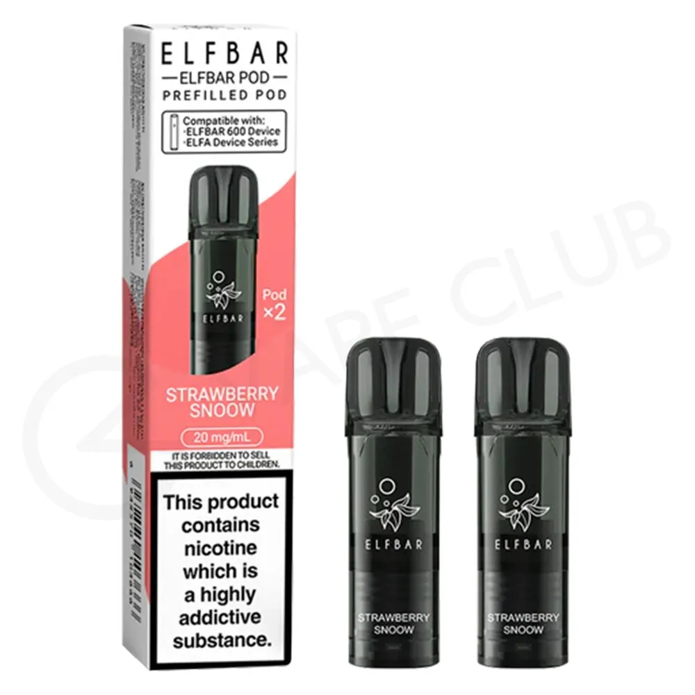 Elfbar 600 strawberry snoow pod