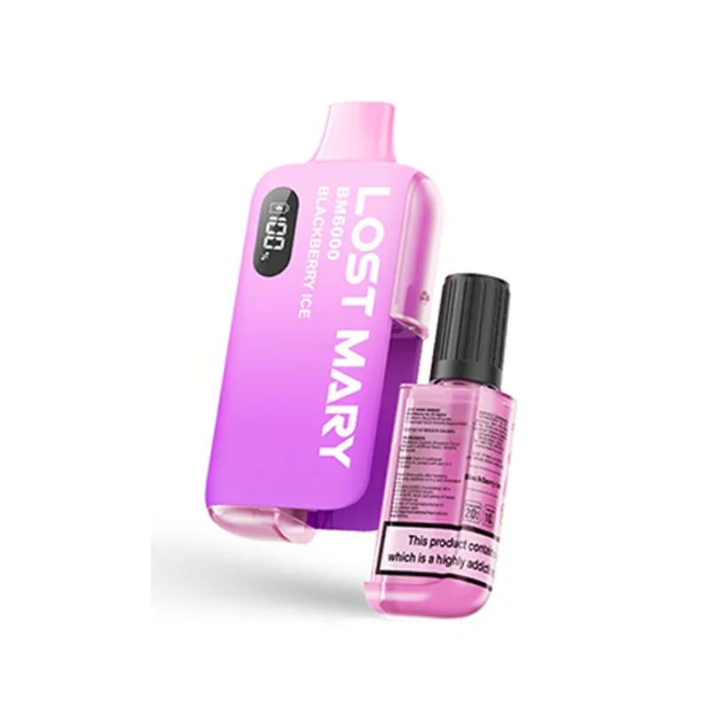 Lost Mary bm6000 Blackberry Ice Pod