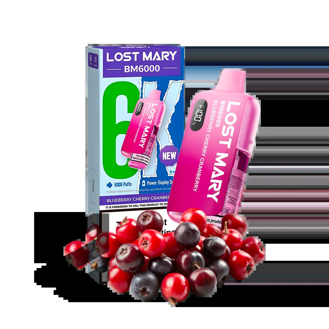 Lost Mary bm6000 Blueberry Cherry Cranberry Kit