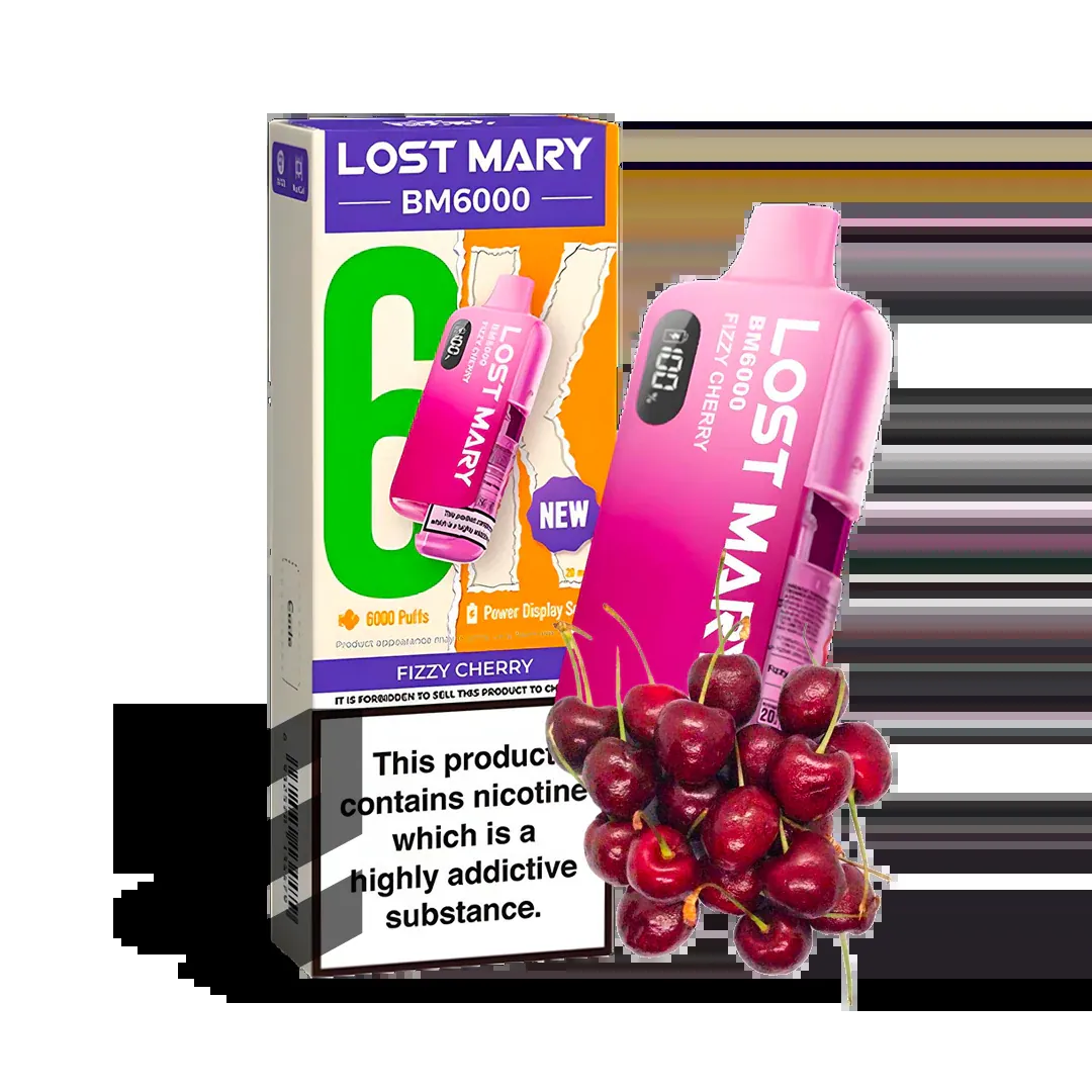 Lost mary bm6000 fizzy cherry kit
