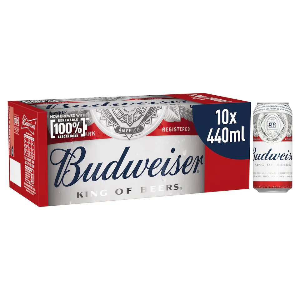 [48555/1] Budweiser cans 10pack