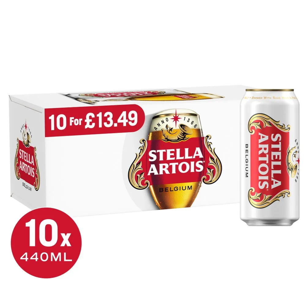 [903694] Stella artois can 10x440ml