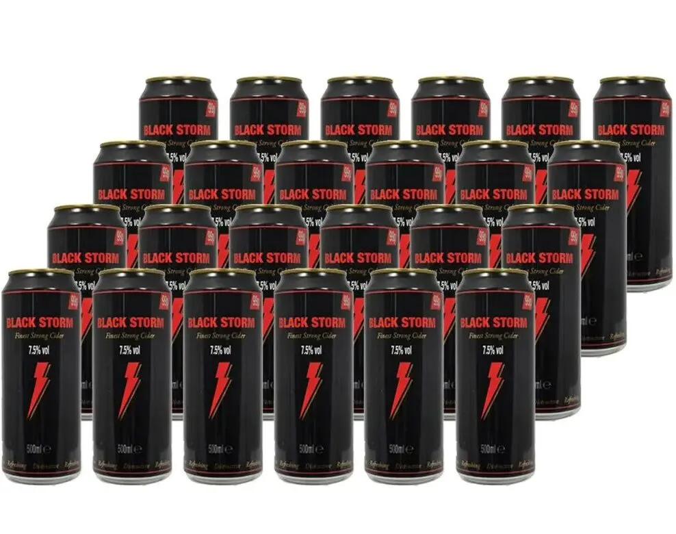 Black storm cider can pmâ£1.29