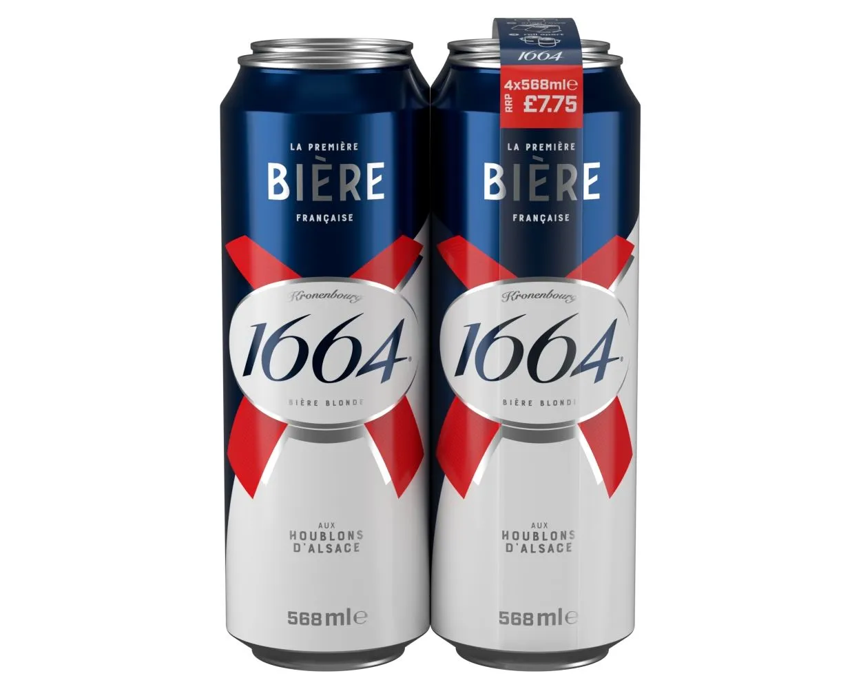 Kronenbourg biere 1664 4pack pint pmâ£7.75