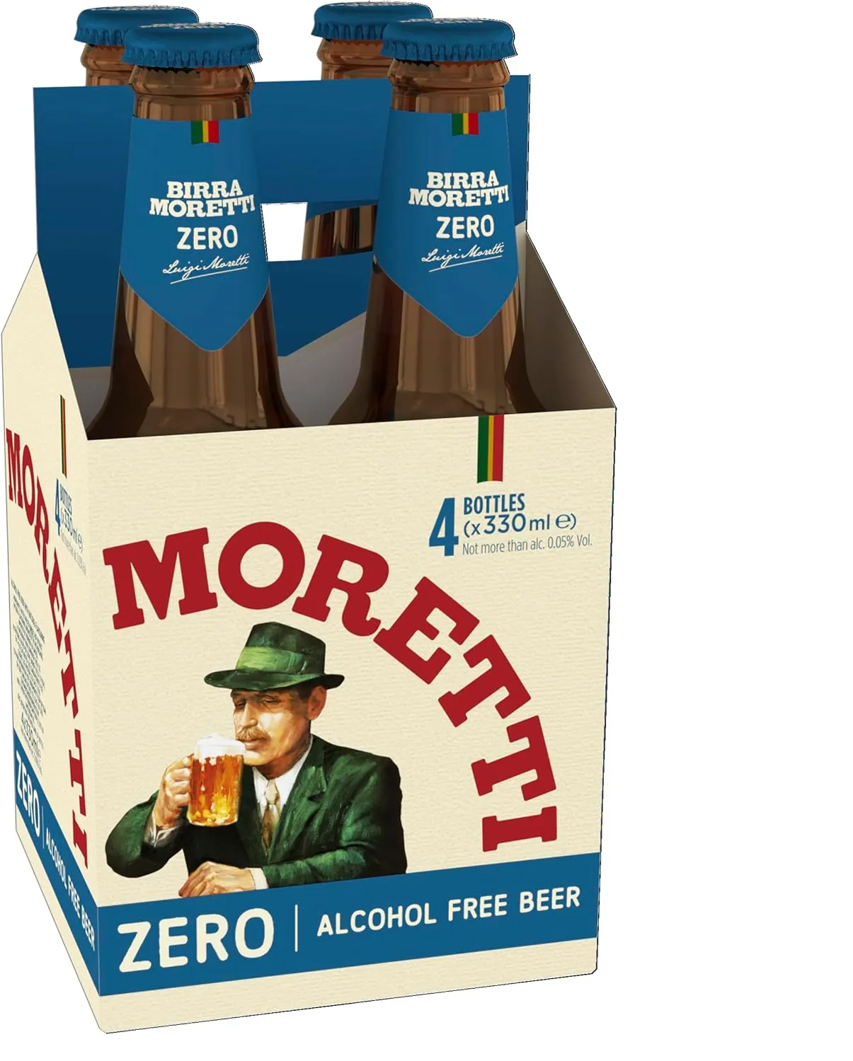 Birra Moretti Beer Zero 4 Pack