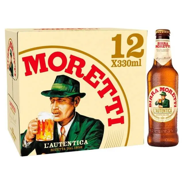Birra moretti beer nrb 12pack