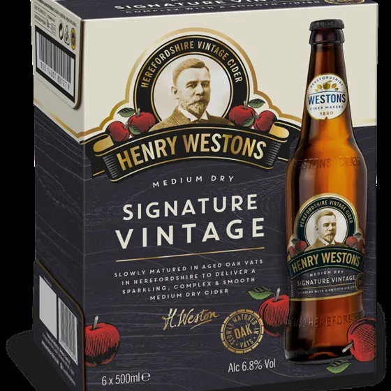 Henry westons vintage cider