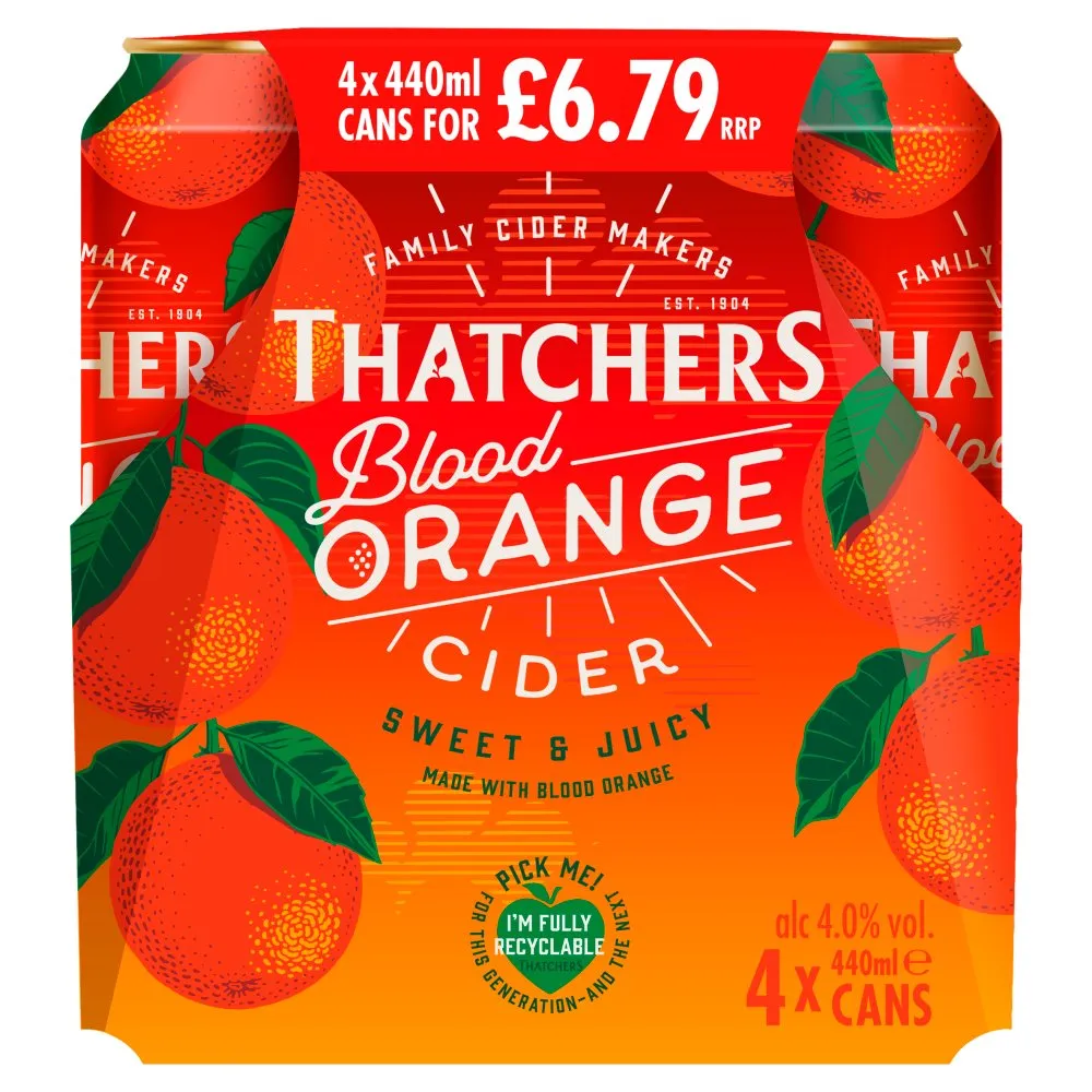 Thatchers blood orange 4 pack pmâ£6.79