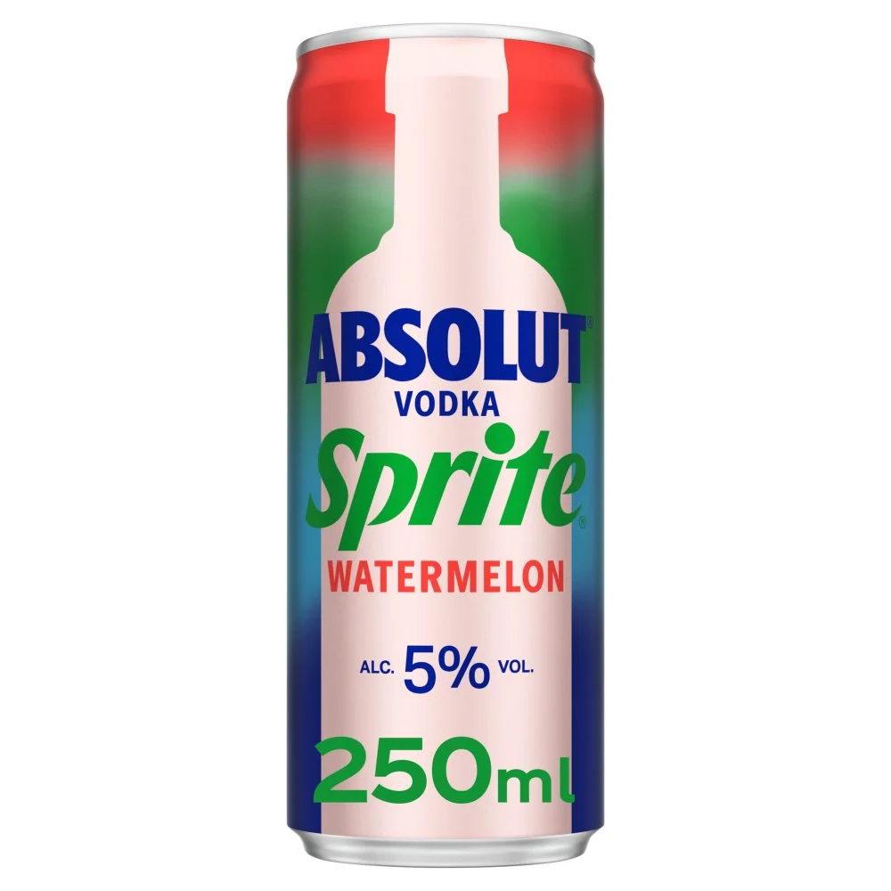 Absolute vodka sprite & watermelon