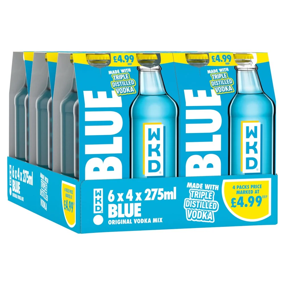 Wkd Blue 4pack PM £4.99