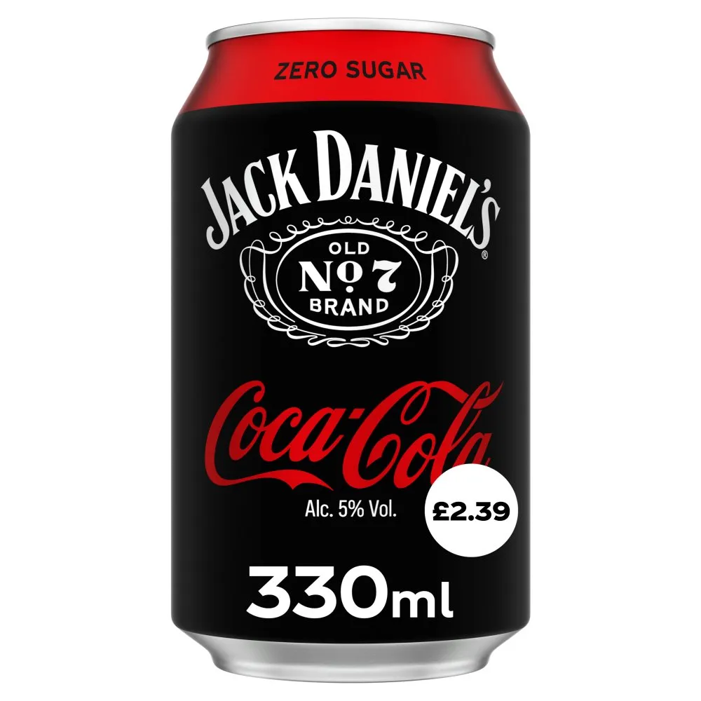 Jack Daniels Coke Zero PM £2.39