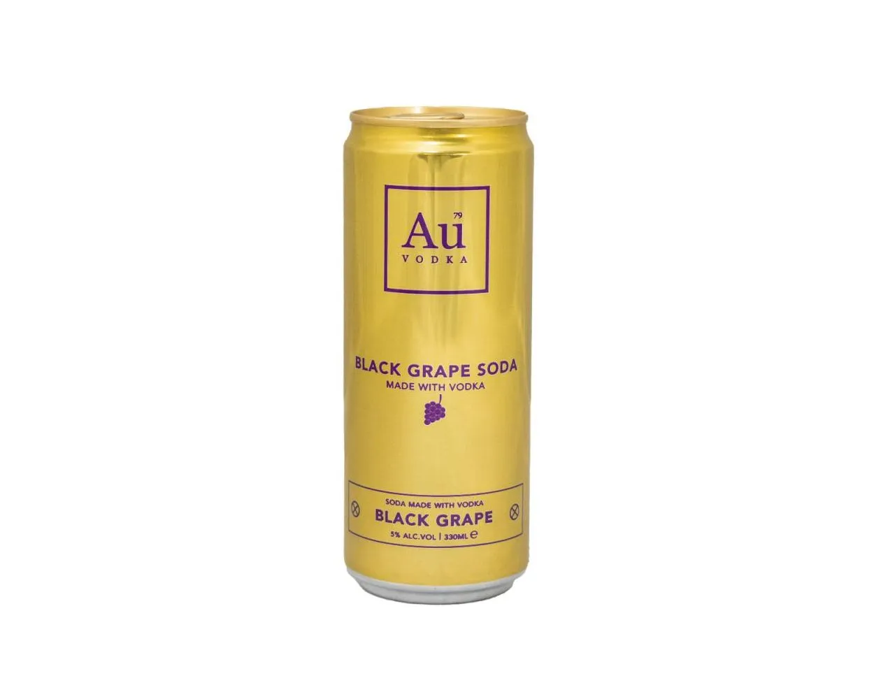 Au vodka black grape can